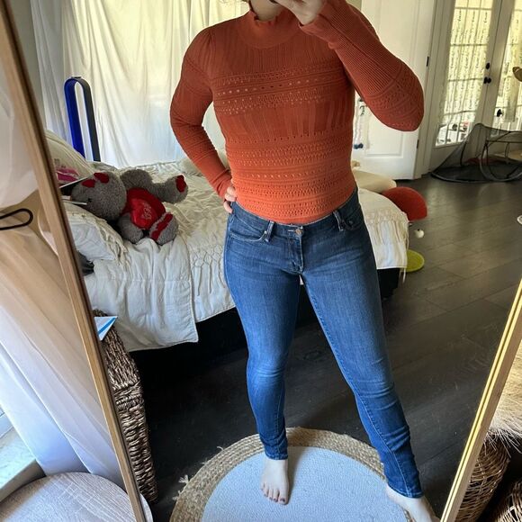 Free People Tops - Free People Women’s Small Pointelle Me About It Bodysuit Warmstone
